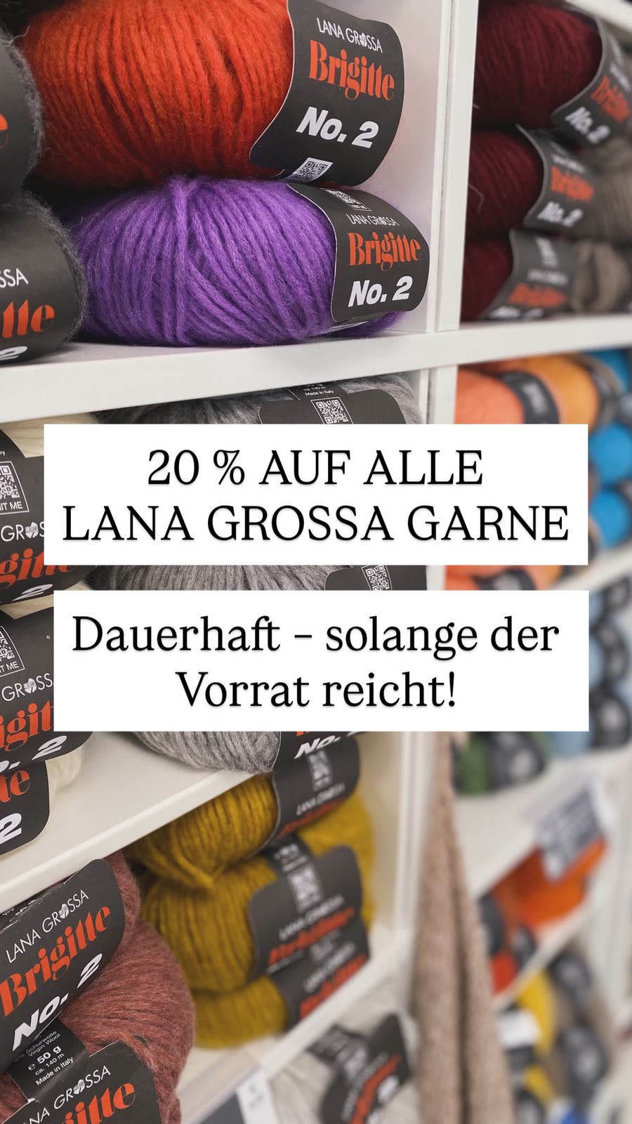 20 Prozent auf alle Lana Grossa Garne bei Wollamore